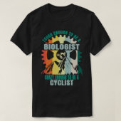 Bioloog Biker Design T-shirt (Design voorkant)