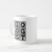Bioloog, biowetenschapper koffiemok (Voorkant links)