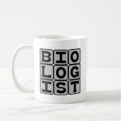 Bioloog, biowetenschapper koffiemok (Links)