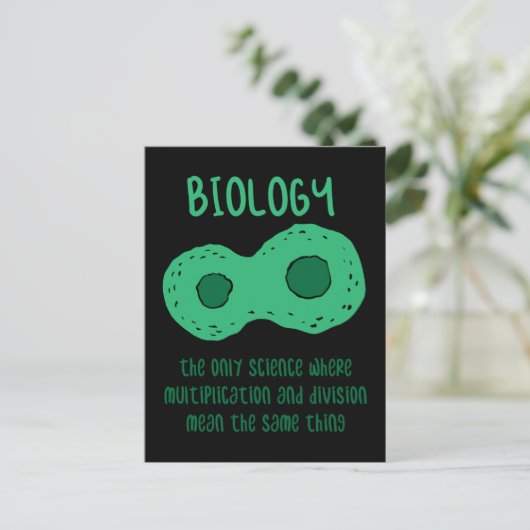 Bioloog Briefkaart (Staand voorkant)