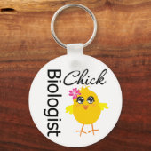Bioloog Chick Sleutelhanger (Voorkant)