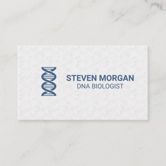 bioloog | DNA-pictogram Visitekaartje (Voorkant)