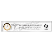 Bioloog | Genetisch gepersonaliseerd Naambordje (Voorkant)