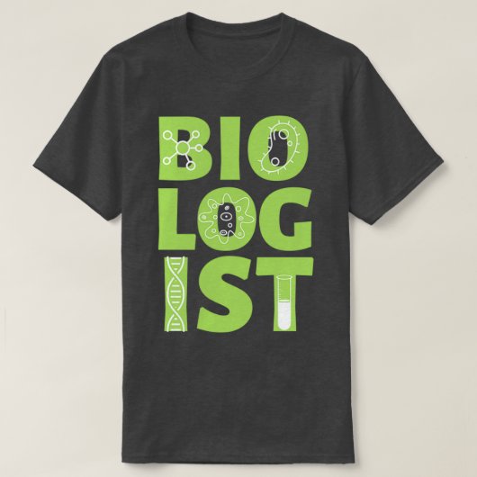 Bioloog Gift Biology Gift Science Pun T-shirt (Design voorkant)