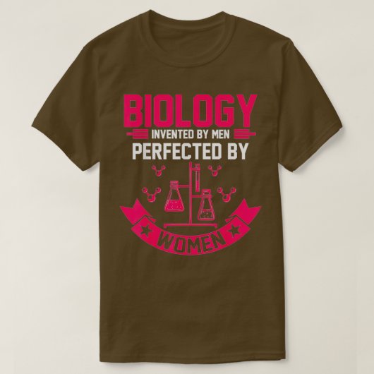 Bioloog Girl Biology Gift T-shirt (Design voorkant)