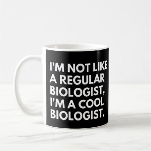 Bioloog Grappige Wetenschapper Werk Zeggen Koffiemok