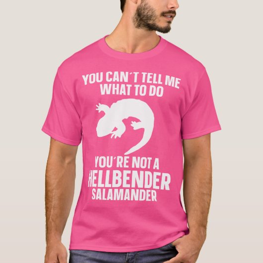 Bioloog Hellbender Salamander Amfibie T-shirt (Voorkant)