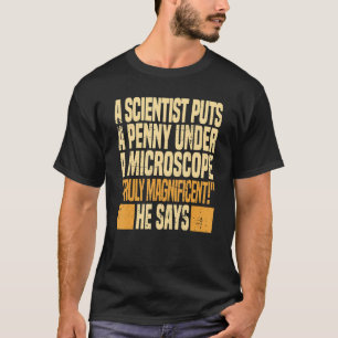 Bioloog Hilarious Scientist Teacher Science Bio T-shirt