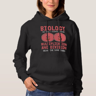 Bioloog Hilarisch Student Science Scientist Biol Hoodie