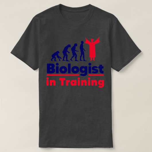 Bioloog in opleiding 3 t-shirt (Design voorkant)