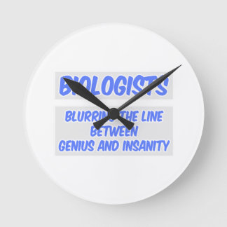 Bioloog Joke ... Genius en onhygiëne Ronde Klok