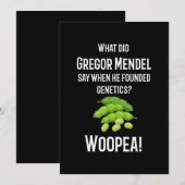 bioloog leraar wetenschappen , nerdy humor gift feestdagenkaart (Voorkant / Achterkant)