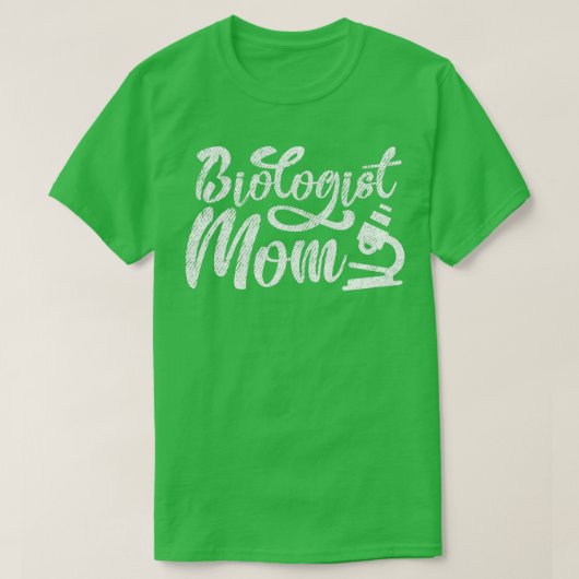 Bioloog mam 2 t-shirt (Design voorkant)
