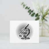 Bioloog | Microscooponderzoek Biologie Gift Idee Briefkaart (Staand voorkant)