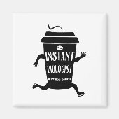 Bioloog | Microscooponderzoek Biologie Gift Idee Magneet (Voorkant)