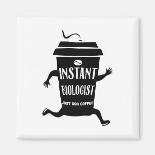 Bioloog   Microscooponderzoek Biologie Gift Idee Magneet