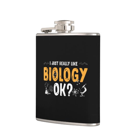 bioloog professor wetenschappen biologie leraar bi heupfles (Links)