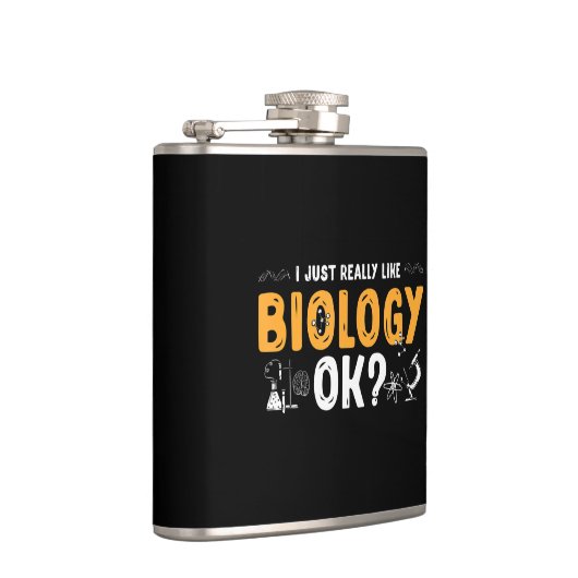 bioloog professor wetenschappen biologie leraar bi heupfles (Rechts)