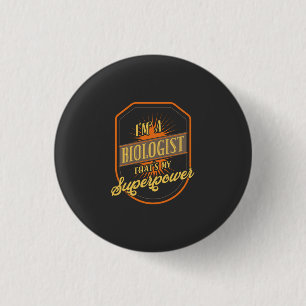 Bioloog Ronde Button 3,2 Cm
