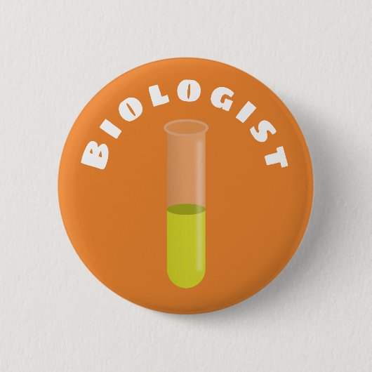 Bioloog Ronde Button 5,7 Cm (Voorkant)