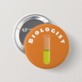 Bioloog Ronde Button 5,7 Cm (Voorkant /achterkant)