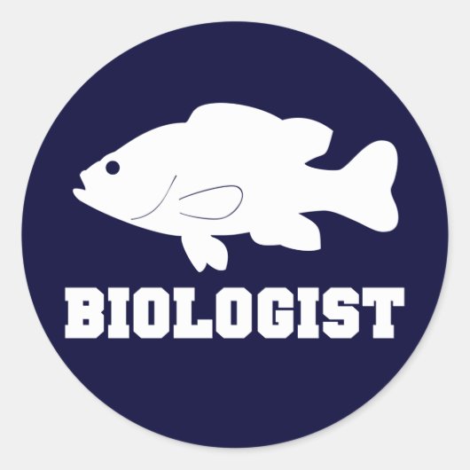 Bioloog Sunfish Sticker (Voorkant)