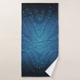 Bioluminescent Blauw Alien Huidpatroon - Avatar Badhanddoek
