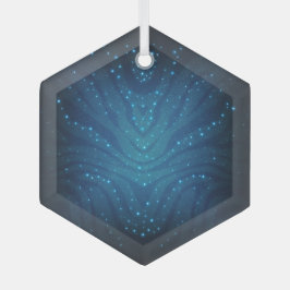 Bioluminescent Blauw Alien Huidpatroon - Avatar Glas Ornament
