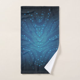 Bioluminescent Blauw Alien Huidpatroon - Avatar Handdoek