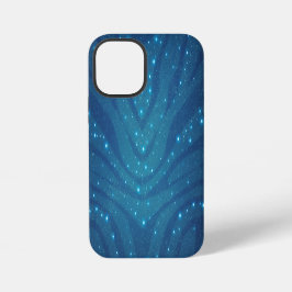 Bioluminescent Blauw Alien Huidpatroon - Avatar iPhone 12 Mini Hoesje