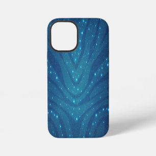 Bioluminescent Blauw Alien Huidpatroon - Avatar iPhone 12 Mini Hoesje