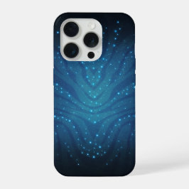 Bioluminescent Blauw Alien Huidpatroon - Avatar iPhone 15 Pro Case