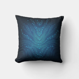 Bioluminescent Blauw Alien Huidpatroon - Avatar Kussen