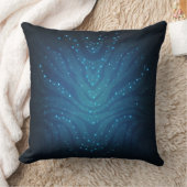 Bioluminescent Blauw Alien Huidpatroon - Avatar Kussen (Deken)