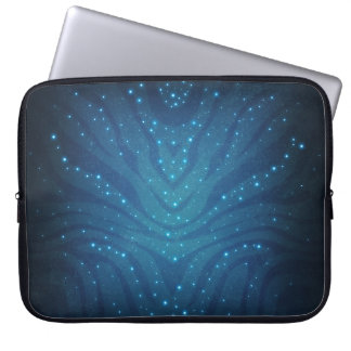 Bioluminescent Blauw Alien Huidpatroon - Avatar Laptop Sleeve