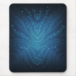 Bioluminescent Blauw Alien Huidpatroon - Avatar Muismat