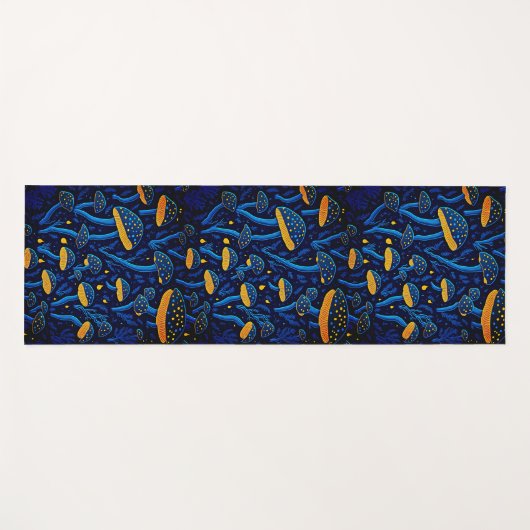 Bioluminescent Bliss Yoga Mat (Voorkant (horizontaal))