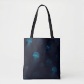 Bioluminescent Deep-Sea Glow Pattern Tote Tote Bag (Voorkant)