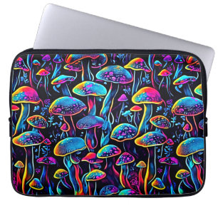 Bioluminescent Groove-laptophoes Laptop Sleeve