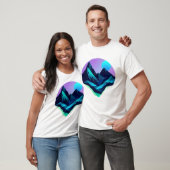 bioluminescent landschap t-shirt (Unisex)