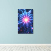 bioluminescent neuron canvas afdruk (Insitu (Houten vloer))