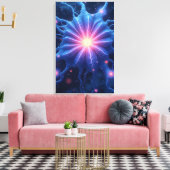 bioluminescent neuron canvas afdruk (Insitu (Woonkamer))