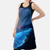 Bioluminescent Night Coast Apron Schort (Insitu)