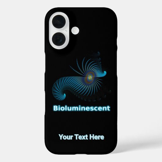 Bioluminescente Alien-Zee creatie Case-Mate iPhone Case (Achterkant)