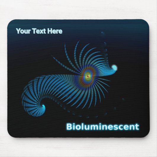 Bioluminescente Alien-Zee creatie Muismat (Voorkant)