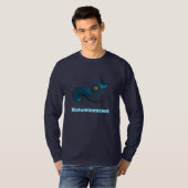Bioluminescente Alien-Zee creatie T-shirt (Voorkant volledig)
