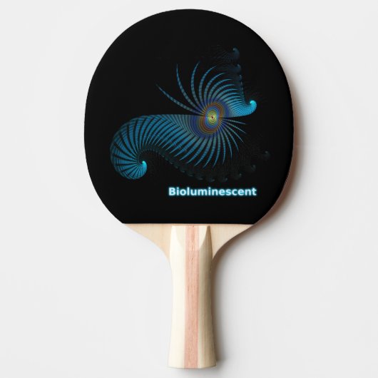 Bioluminescente Alien-Zee creatie Tafeltennisbatje (Voorkant)