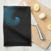 Bioluminescente Alien-Zee creatie Theedoek (Quarter Fold)