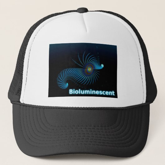 Bioluminescente Alien-Zee creatie Trucker Pet (Voorkant)