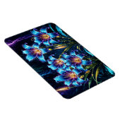 Bioluminescente bloemen nachttuin illustratie magneet (Rechterzijde)